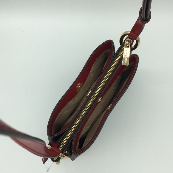 MICHAEL KORS NICOLE TRPL CMPRMY XBODY Scarlet - Picture 6 of 8